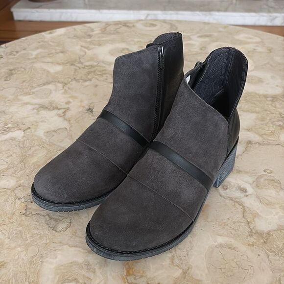 Naot Emerald Leather & Suede Ankle Boots - Picture 3 of 12